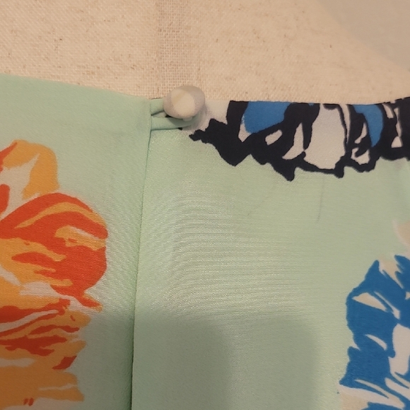 J. Crew Blue Flutter Sleeve Mini Dress - Picture 3 of 4